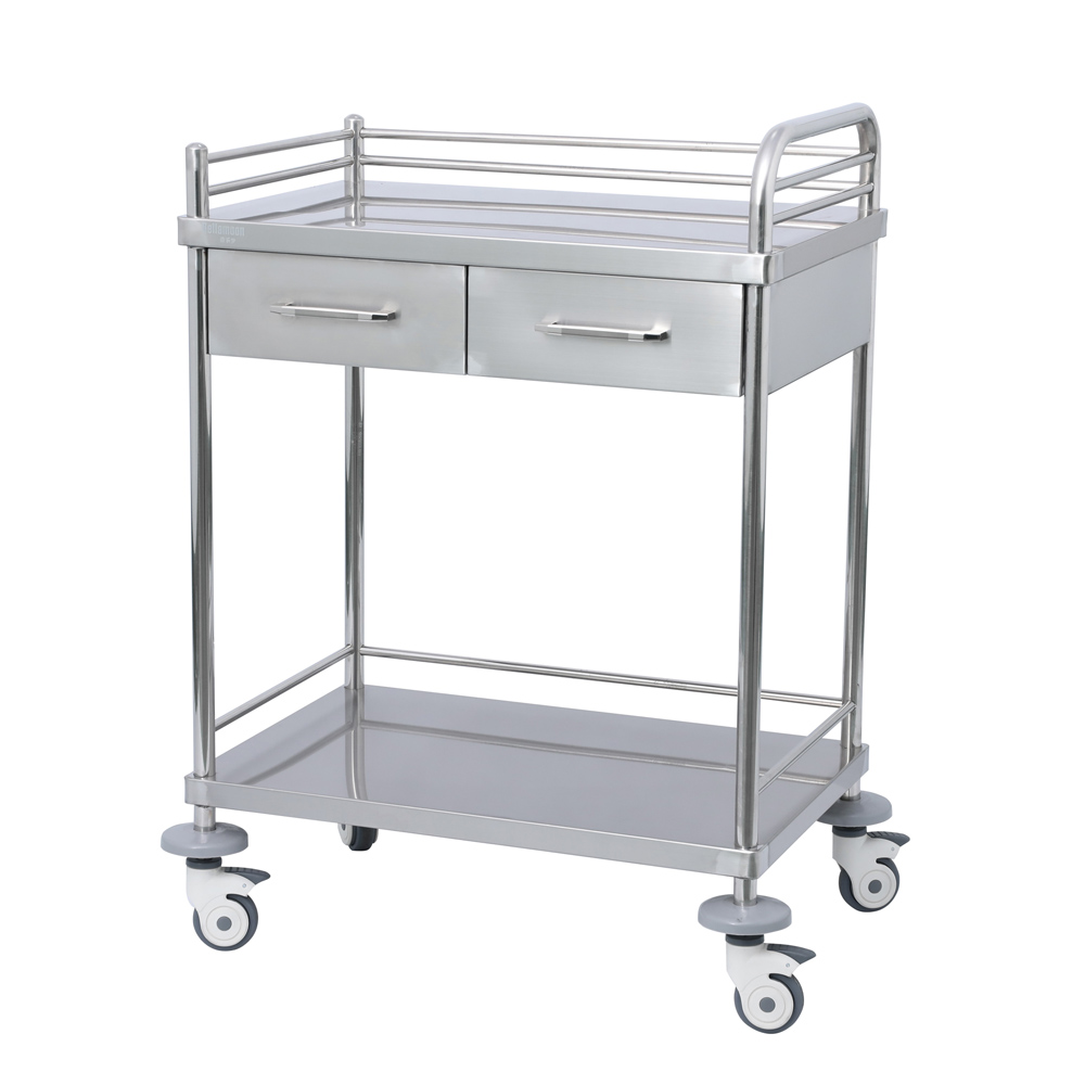 dressing trolley stainless steel